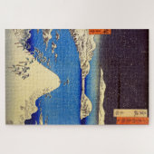 雪の降る島作 壱岐の国 歌川広重 ジグソーパズル (横)