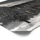 雪の降る日 ポスター (角)