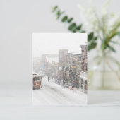 雪の降る日 ポストカード (スタンド正面)