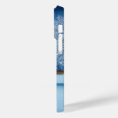 雪の降る穏やかな冬の風景 Case-Mate iPhoneケース (裏面 / 左)