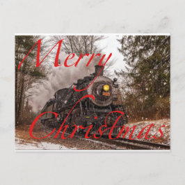 雪の降る聖降誕祭お目出とう 案内ポストカード