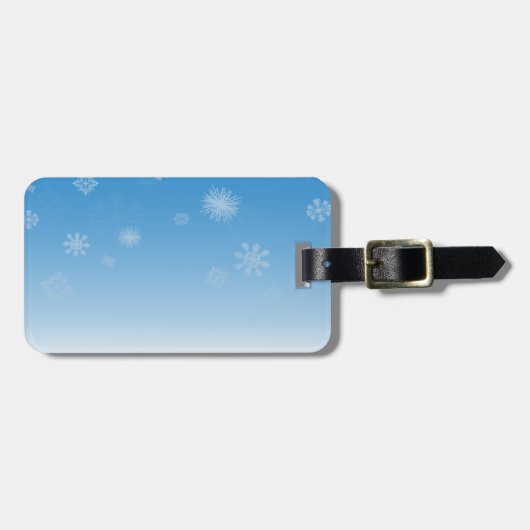雪の降る音 ラゲッジタグ (正面横)