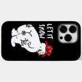 雪の雪だるまにおもしろいする Case-Mate iPhoneケース (裏面 (横))