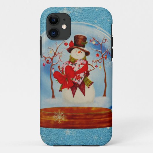 雪の雪だるま Case-Mate iPhoneケース (裏面)