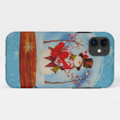 雪の雪だるま Case-Mate iPhoneケース (裏面(横))