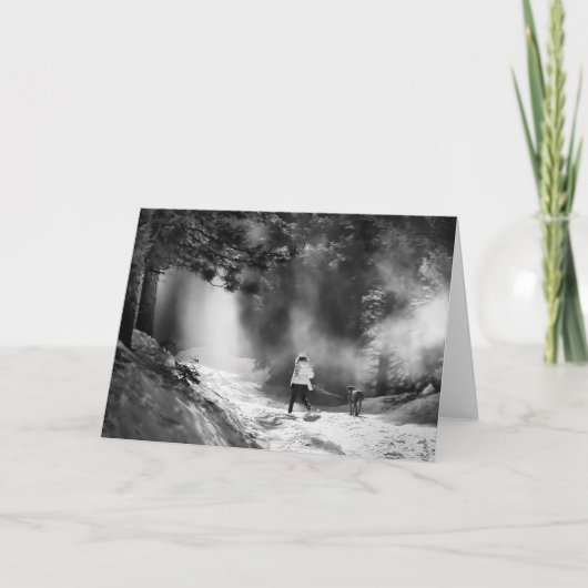 雪の霧 カード (正面)