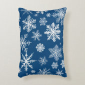 雪の青い冬 アクセントクッション (正面(垂直))