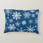 雪の青い冬 アクセントクッション (裏面)