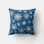 雪の青い冬 クッション (裏面)