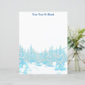 雪の青い木 (スタンド正面)