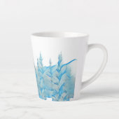 雪の青い木 カフェラテマグ (右)