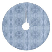 雪の青い空 フリース ツリースカート (正面)