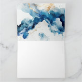 雪の静けさ：輝く新年の暖かな願い カード (内部)