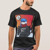 雪の顔!:) Tシャツ (正面)
