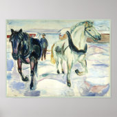 雪の馬チーム ポスター (正面)