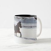 雪の馬 ツートーンマグカップ (正面右)