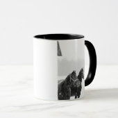 雪の馬 マグカップ (正面右)