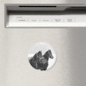 雪の馬 マグネット (インサイチュ (食洗機))