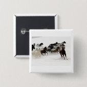 雪の馬 缶バッジ (正面&裏面)