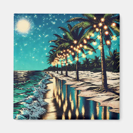 雪の鳥たちによるメリークリスマス マグネット