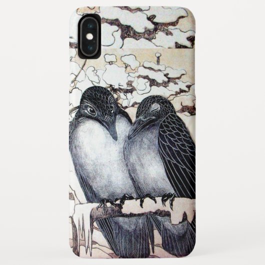 雪の鳥を愛する冬 Case-Mate iPhoneケース (裏面)
