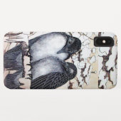 雪の鳥を愛する冬 Case-Mate iPhoneケース (裏面(横))