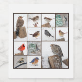 雪の鳥コレクション ワインラベル (シングルラベル)