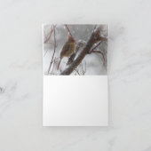 雪の鳥 カード (内部)