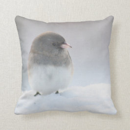 雪の鳥 クッション