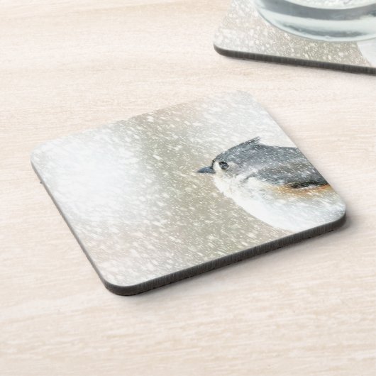 雪の鳥 コースター (左側)