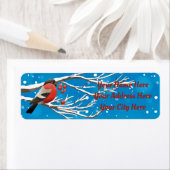 雪の鳥 ラベル (インサイチュ)