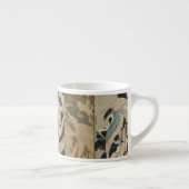 雪の鶴が松の北斎を覆う エスプレッソカップ (右)