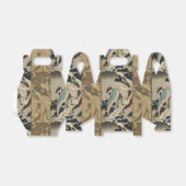 雪の鶴が松の北斎を覆う フェイバーボックス (折り畳みなし)