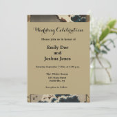 雪の鶴が松の北斎を覆う 招待状 (スタンド正面)