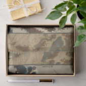 雪の鶴が松の北斎を覆う 薄葉紙 (ギフト)