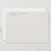 雪の~のGoucheの~ FC Friesekeのろばを持つ老人 案内状 (裏面)