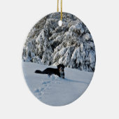 雪のBerner セラミックオーナメント (右)