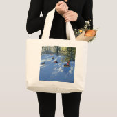 雪のDarley早い公園ダービー ラージトートバッグ (正面(商品))