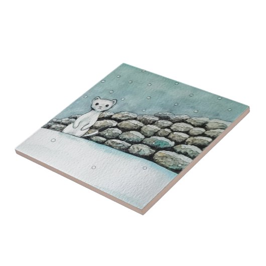 雪のErmine タイル (側面)