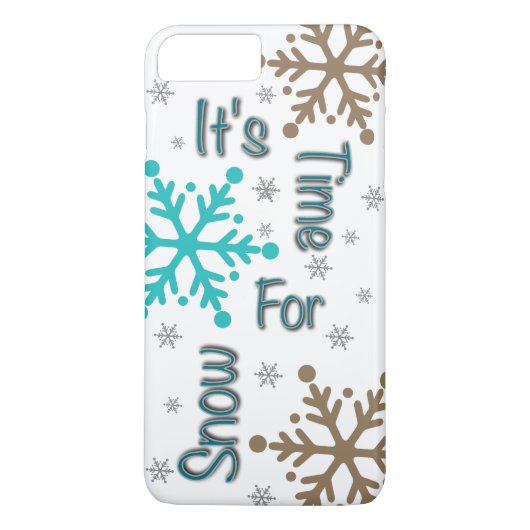 雪のiPhoneケースの時間 Case-Mate iPhoneケース (裏面)