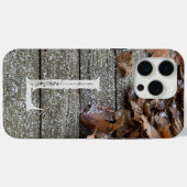 雪のiPhone / iPadケースを持つ紅葉 Case-Mate iPhoneケース (裏面 (横))