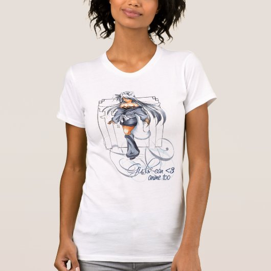 雪のKitsuneのティー Tシャツ (正面)