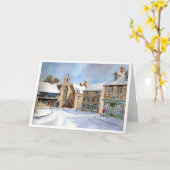 雪のNorthleachの市場 カード (黄色い花)