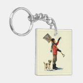 雪のShoveler キーホルダー (正面左)