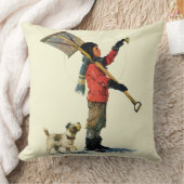 雪のShoveler クッション (ブランケット)