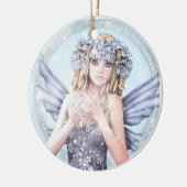 雪のsparkel セラミックオーナメント (左)