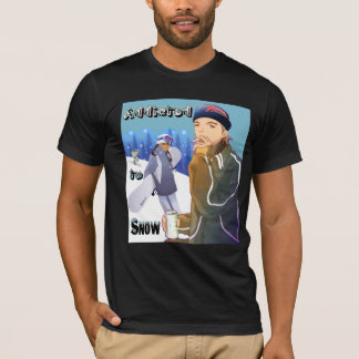 雪のTシャツ中毒 Tシャツ