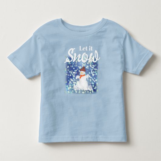 雪のTシャツ トドラーTシャツ (正面)