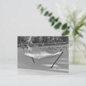 雪はがきのハンモック ポストカード (スタンド正面)