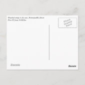 雪はがき草葺き ポストカード (裏面)